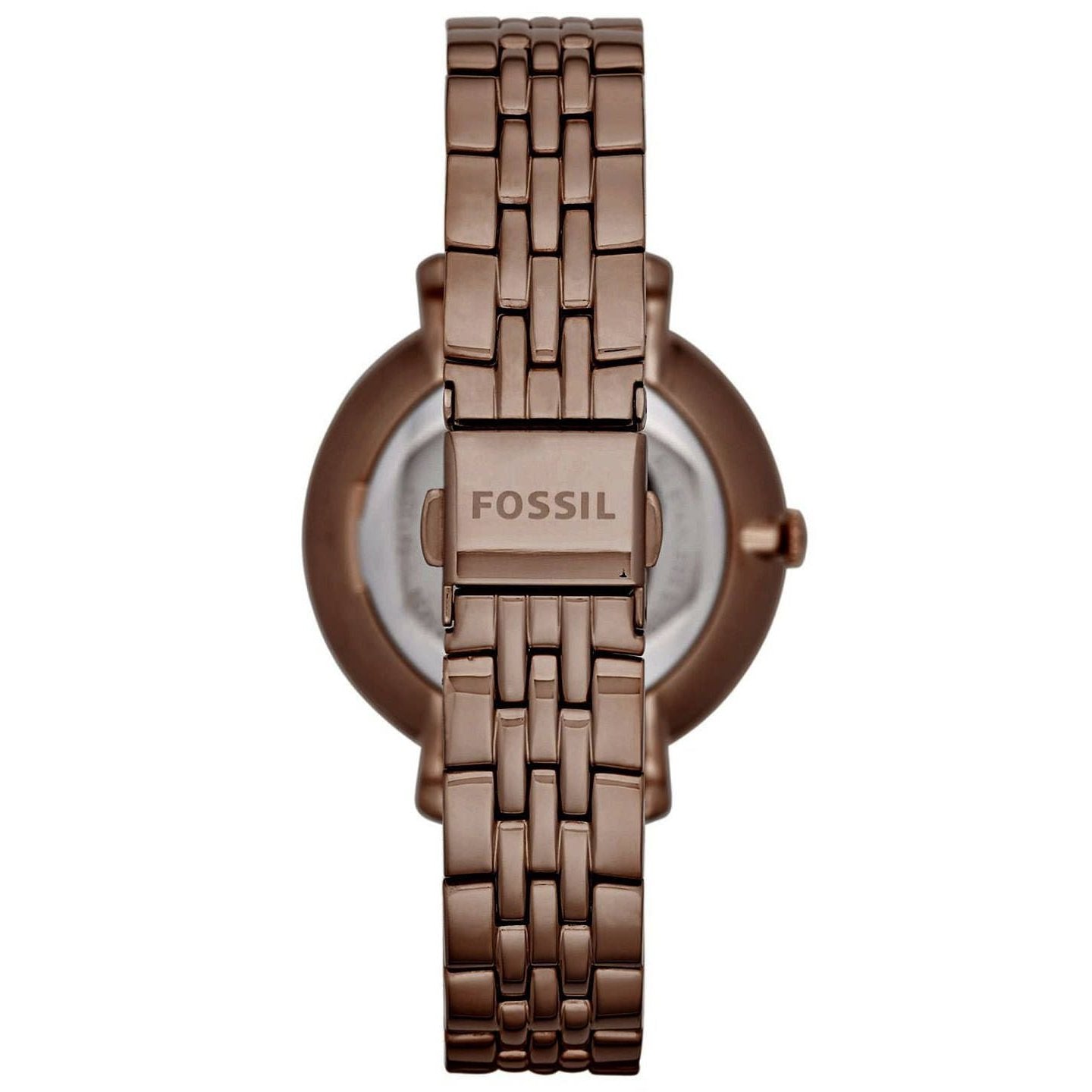 Fossil Jacqueline Brown Dial Brown Steel Strap Watch for Women - ES4275