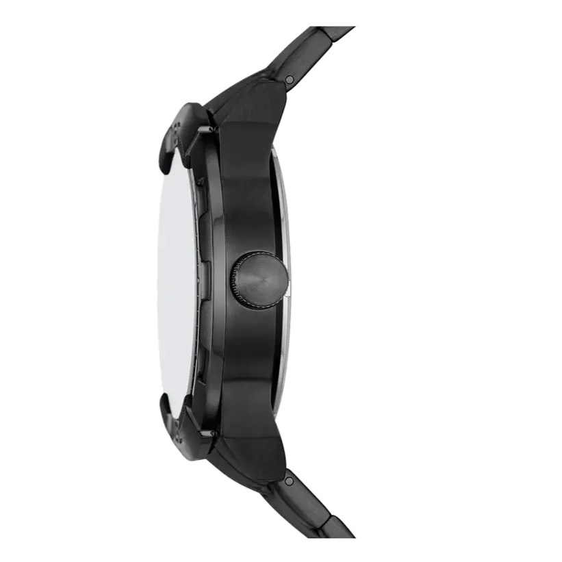 Fossil Bronson Automatic Skeleton Black Dial Black Steel Strap Watch for Men - ME3256