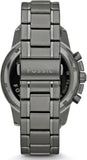 Fossil Dean Chronograph Black Dial Black Steel Strap Watch for Men - FS4721