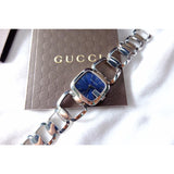 Gucci G Gucci Blue Dial Silver Steel Strap Watch For Women - YA125405