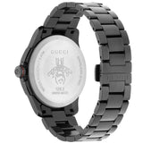 Gucci G-Timeless Chronograph Black Dial Black Steel Strap Watch For Men - YA126269