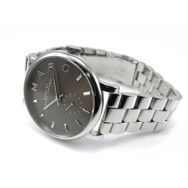 Marc Jacobs Baker Brown Dial Silver Steel Strap Watch For Women - MBM3329