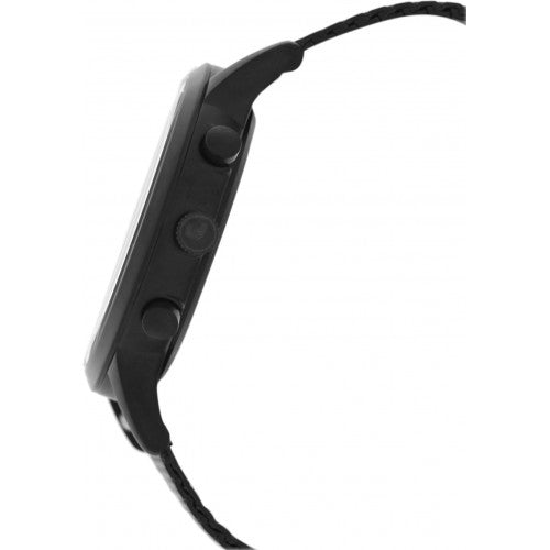 Emporio Armani Renato Chronograph Black Dial Black Mesh Bracelet Watch For Men - AR2498