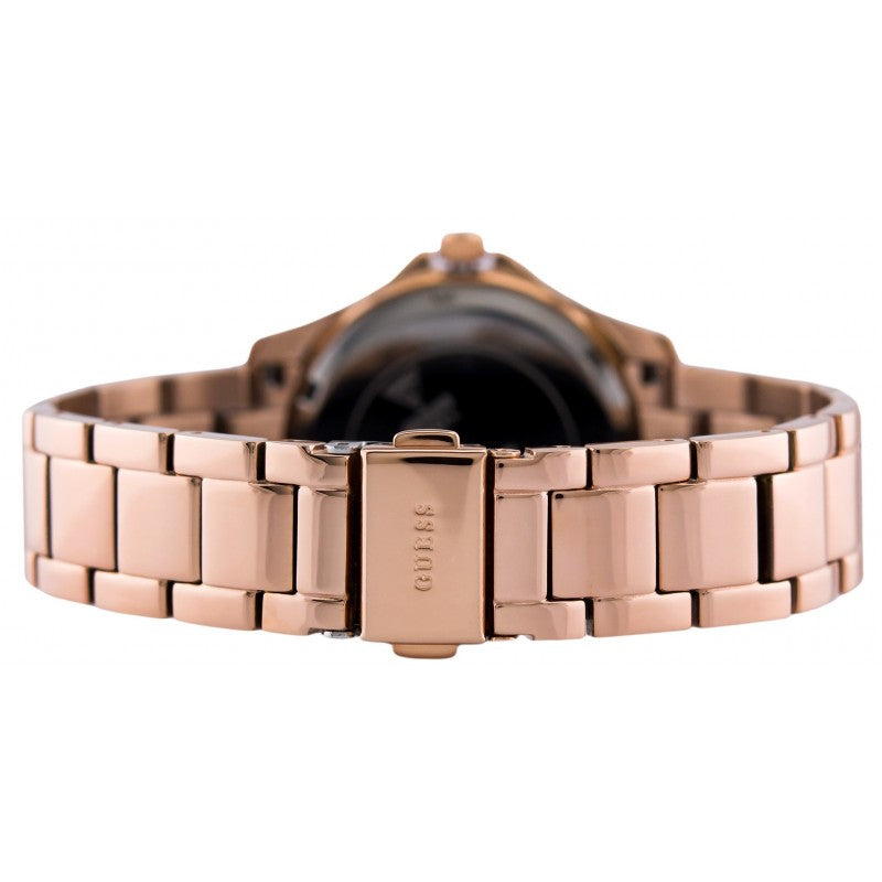 Guess Phantom Mini Rose Gold Dial Rose Gold Steel Strap Watch for Women - W0235L3