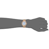 Guess Willow Crystal Blue Dial Rose Gold Mesh Bracelet Watch For Women - W0836L1