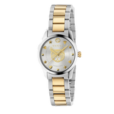 Gucci G Timeless Quartz Mother of Pearl Dial Two Tone Steel Strap Watch For Women - YA1265012