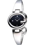 Gucci Guccisima Quartz Black Dial Silver Steel Strap Watch For Women - YA134501
