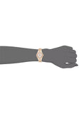 Guess Viva Diamonds White Dial Rose Gold Steel Strap Watch for Women - W0111L3