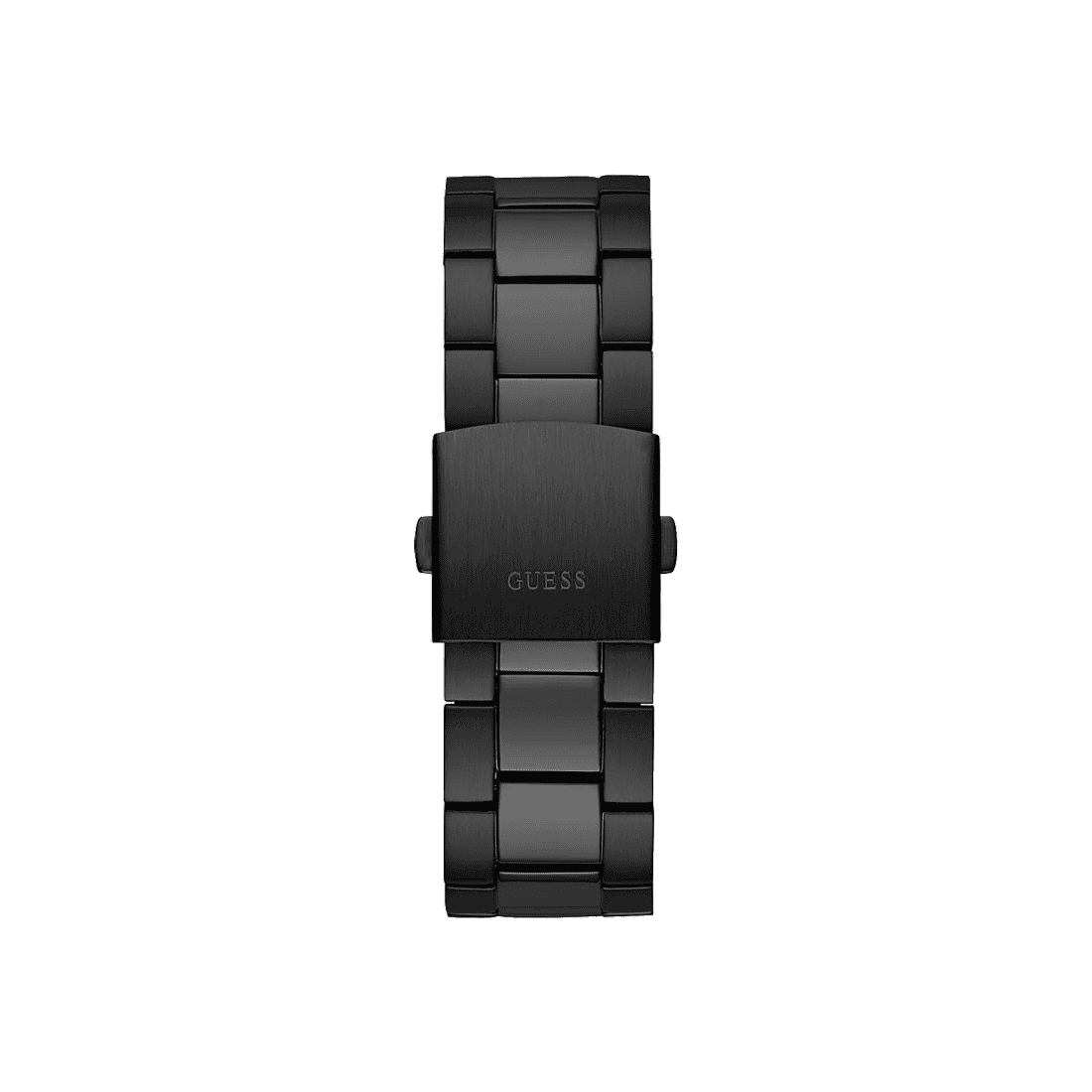 Guess Edge Chronograph Black Dial Black Steel Strap Watch For Men - GW0539G3