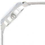 Guess Whisper Silver Dial Silver Mesh Bracelet Watch for Women - W1084L1