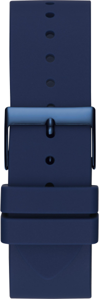 Guess Frontier Crystals Blue Dial Blue Silicon Strap Watch For Men - W1132G4