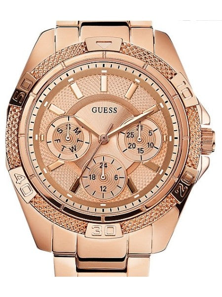 Guess Phantom Mini Rose Gold Dial Rose Gold Steel Strap Watch for Women - W0235L3