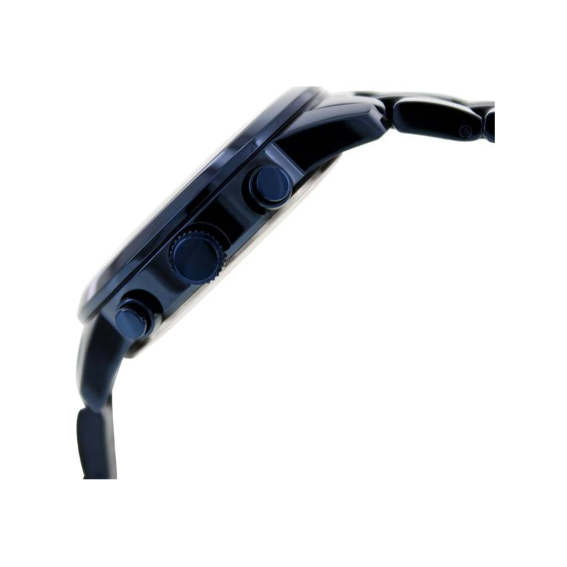 Guess F14 Chronograph Analog Blue Dial Blue Steel Strap Watch For Women - W0448L5