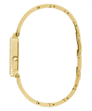 Guess Fame Crystals Gold Dial Gold Steel Strap Watch For Women - GW0644L2