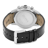 Hugo Boss Rafale Chronograph Quartz Blue Dial Black Leather Strap Watch For Men - HB1513391