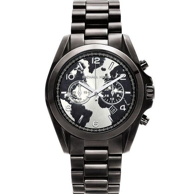 Michael Kors Bradshaw Hungry Black Dial Black Steel Strap Watch for Women - MK6271