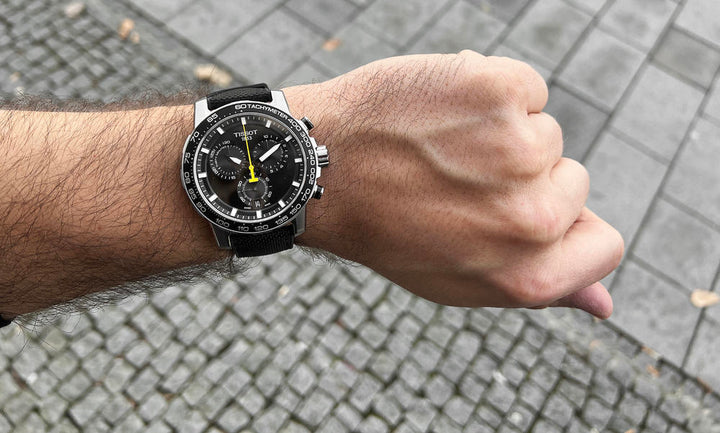 Tissot Supersport Chrono Black Dial Black Nylon Strap Watch for Men - T125.617.17.051.02