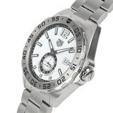 Tag Heuer Formula 1 Calibre 6 Automatic White Dial Silver Steel Strap Watch for Men - WAZ2013.BA0842