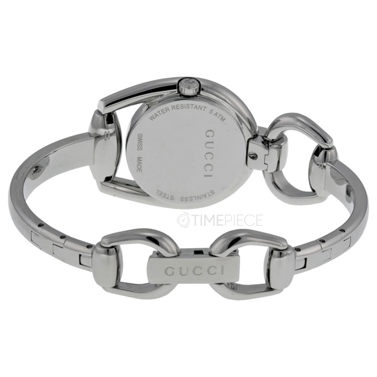 Gucci Horsebit Collection Quartz Brown Dial Silver Steel Strap Watch For Women - YA139501