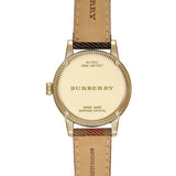 Burberry Utilitarian White Dial Multicolor Leather Strap Watch for Women - BU7853