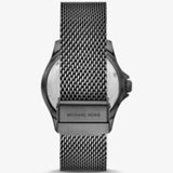 Michael Kors Slim Runway Black Dial Black Mesh Strap Watch for Women - MK8607