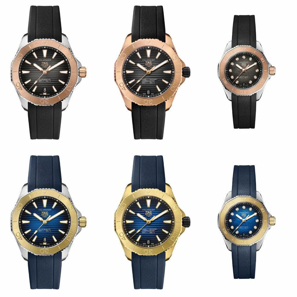 Tag Heuer Aquaracer Professional 200 Automatic Blue Dial Blue Rubber Strap Watch for Men - WBP2150.FT6210