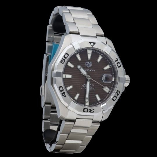 Tag Heuer Aquaracer Sunray Brown Dial Watch for Men - WAY2018.BA0927