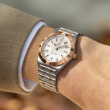 Breitling Chronomat 36 Mother of Pearl Dial Two Tone Steel Strap Watch for Women - U10380101A2U1