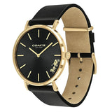 Coach Perry Black Dial Black Leather Strap Watch for Women - 14503333