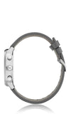 Hugo Boss Attitude Grey Dial Grey Leather Strap Watch for Men - 1513658