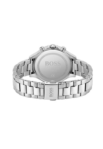 Hugo Boss Hera Rose Pink Dial Silver Steel Strap Watch for Women - 1502565