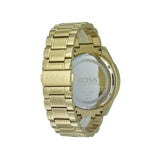 Hugo Boss Trophy White Dial Gold Steel Strap Watch for Men - 1513631
