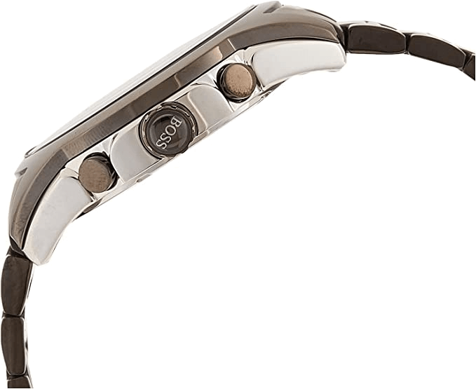 Hugo Boss Classic Grey Dial Grey Steel Strap Watch for Men - 1513364