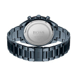 Hugo Boss Santiago Grey Dial Blue Steel Strap Watch for Men - 1513865