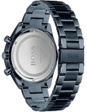 Hugo Boss Santiago Grey Dial Blue Steel Strap Watch for Men - 1513865