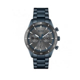 Hugo Boss Santiago Grey Dial Blue Steel Strap Watch for Men - 1513865