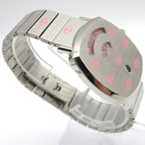 Gucci Grip Quartz Silver Dial Silver Steel Strap Watch For Women - YA157438