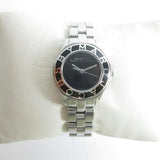 Marc Jacobs Blade Black Dial Silver Steel Strap Watch for Women - MBM3059