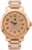Tommy Hilfiger Bella Rose Gold Dial Rose Gold Steel Strap Watch for Women - 1781396