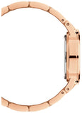Daniel Wellington Iconic Link White Dial Rose Gold Steel Strap Watch For Women - DW00100209