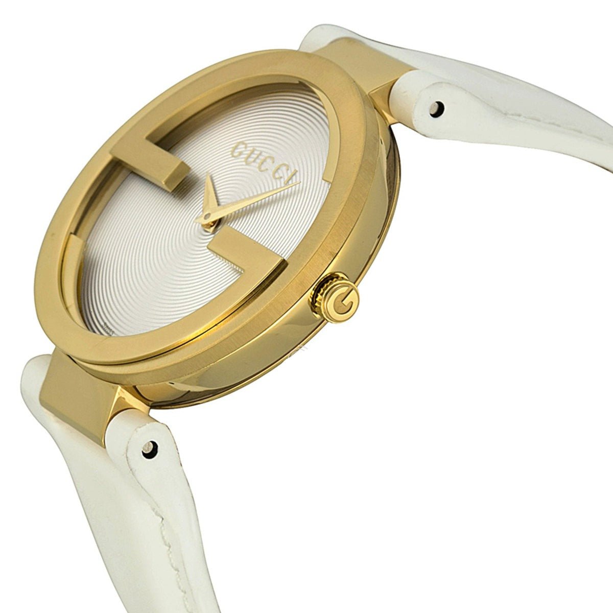 Gucci Interlocking Latin Grammy Special Edition Gold Watch For Women - YA133313