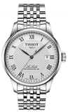Tissot Le Locle Powermatic 80 Silver Dal Silver Steel Strap Watch For Men - T006.407.11.033.00