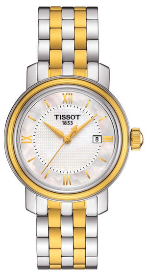 Tissot T Classic Bridgeport Lady White Mother of Pearl Dial Watch For Women - T097.010.22.118.00