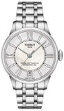 Tissot Chemin Des Tourelles Powermatic 80 Helvetic Silver Dial Silver Steel Strap Watch For Women - T099.207.11.116.00