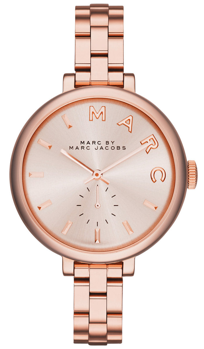 Marc Jacobs Sally Rose Gold Dial Rose Gold Steel Strap Watch for Women - MBM3364