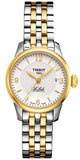 Tissot Le Locle Automatic Small Lady White Dial Two Tone Steel Strap Watch For Women - T41.2.183.34
