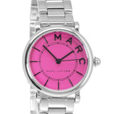 Marc Jacobs Roxy Pink Dial Silver Steel Strap Watch for Women - MJ3528