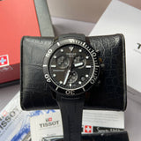 Tissot Seastar 1000 Chronograph Black Dial Black Rubber Strap Watch For Men - T120.417.37.051.02