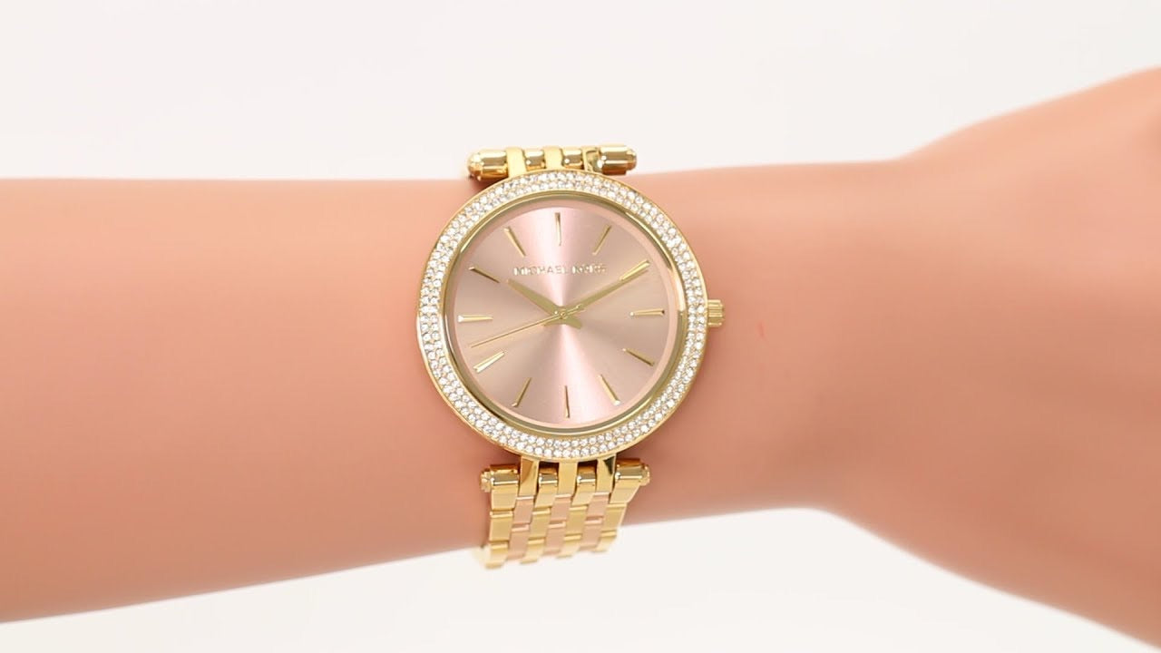Michael Kors Darci Rose Gold Dial Rose Gold Steel Strap Watch for Women - MK3507