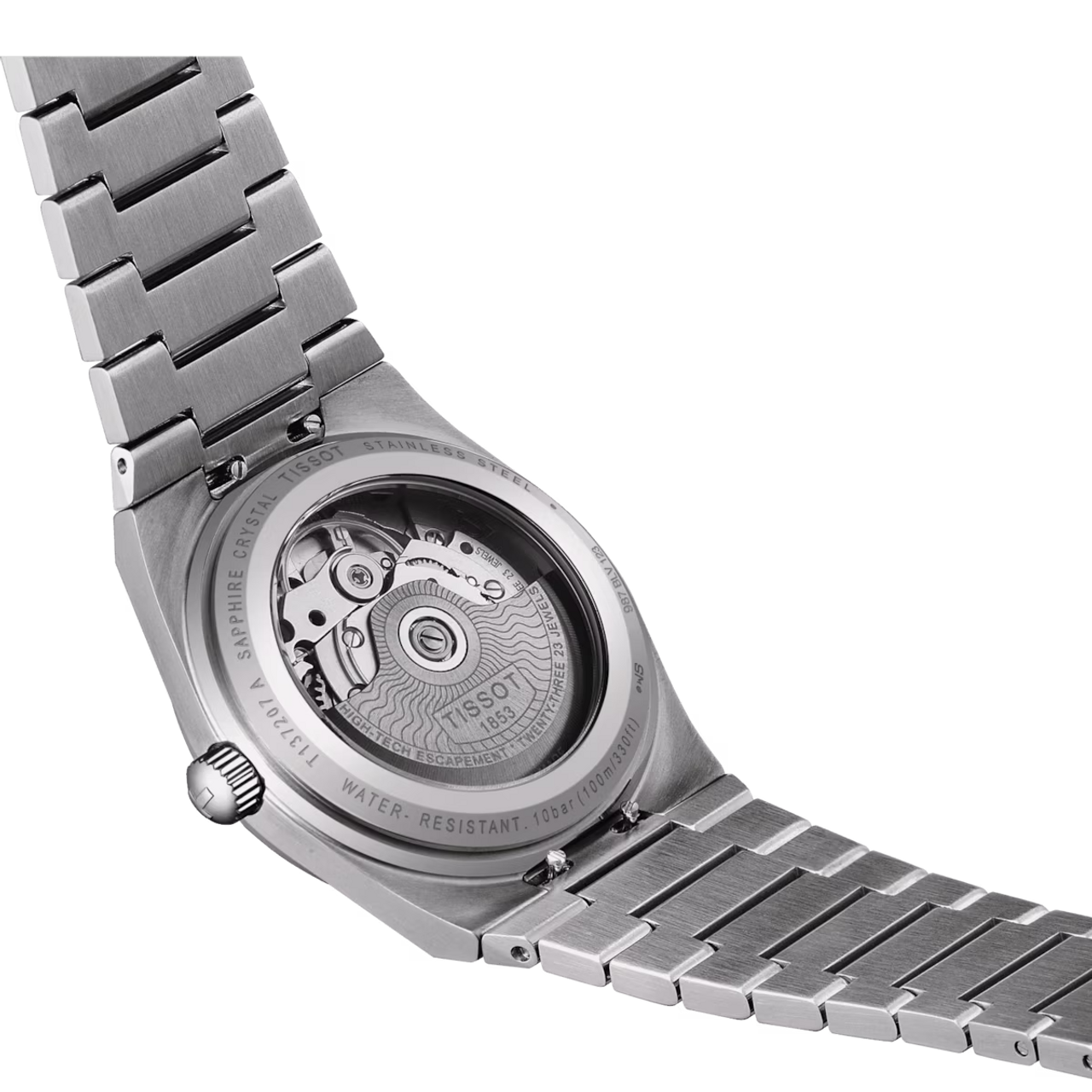 Tissot PRX Powermatic 80 Blue Dial Silver Steel Strap Watch for Men - T137.207.11.041.00